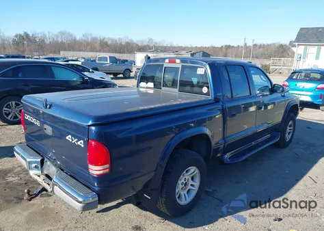 2001 Dodge Dakota Slt/Sport из США, поврежденный, VIN 1B7GG2AN51S107941